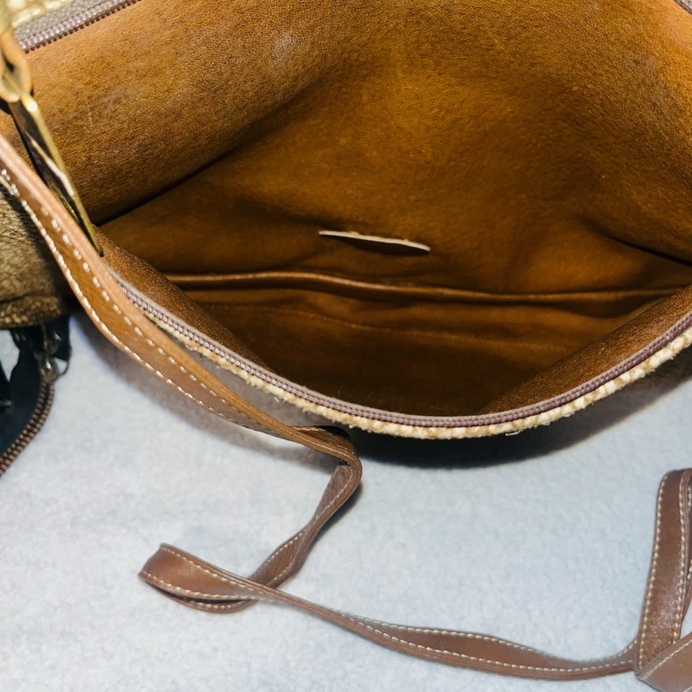 Borbonese Quail Suede Shoulder Bag - Picture 4 of 12